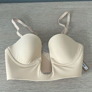 Skims Deep Plunge Strapless Bra